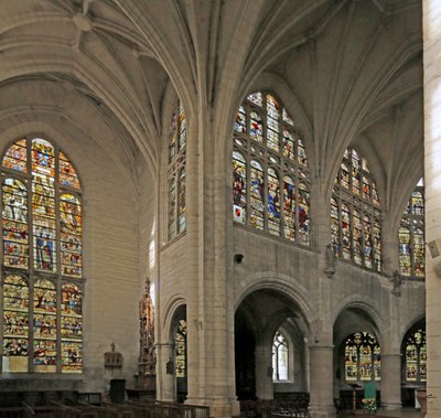 Vue du Chœur et du Transept Nord - French School